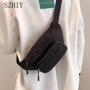 Women Waist Pack Diagonal Small Travel Belt Bag