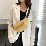 Women Waist Pack Diagonal Small Travel Belt Bag