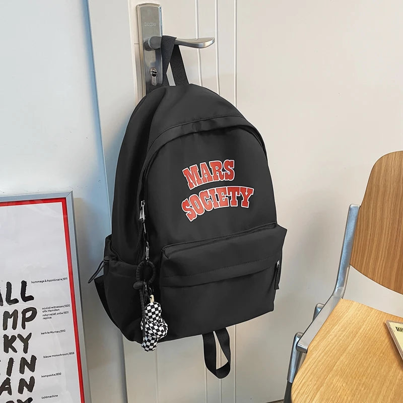 Waterproof Nylon Backpack Large Capacity Laptop Bag School Travel Backpack