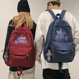 Waterproof Nylon Backpack Large Capacity Laptop Bag School Travel Backpack