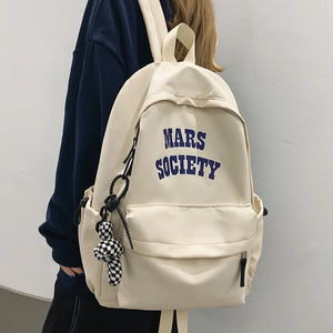 Waterproof Nylon Backpack Large Capacity Laptop Bag School Travel Backpack