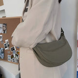 College Style Women Nylon Crossbody Shoulder Bag