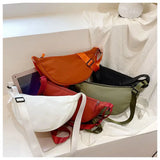 College Style Women Nylon Crossbody Shoulder Bag