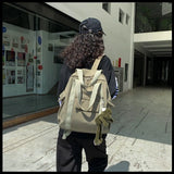 Waterproof Nylon Backpack Teenage Girl