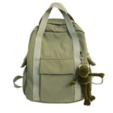 Waterproof Nylon Backpack School Bag For Teenage Girl