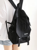 Waterproof Nylon Backpack for Girls - Teenage School Bag
