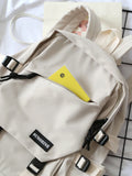 Waterproof Nylon Backpack for Girls - Teenage School Bag