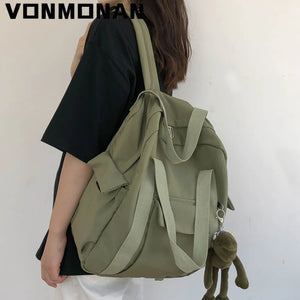Waterproof Nylon Backpack for Teenage Girl