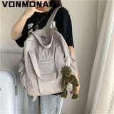 Waterproof Nylon Backpack for Teenage Girl