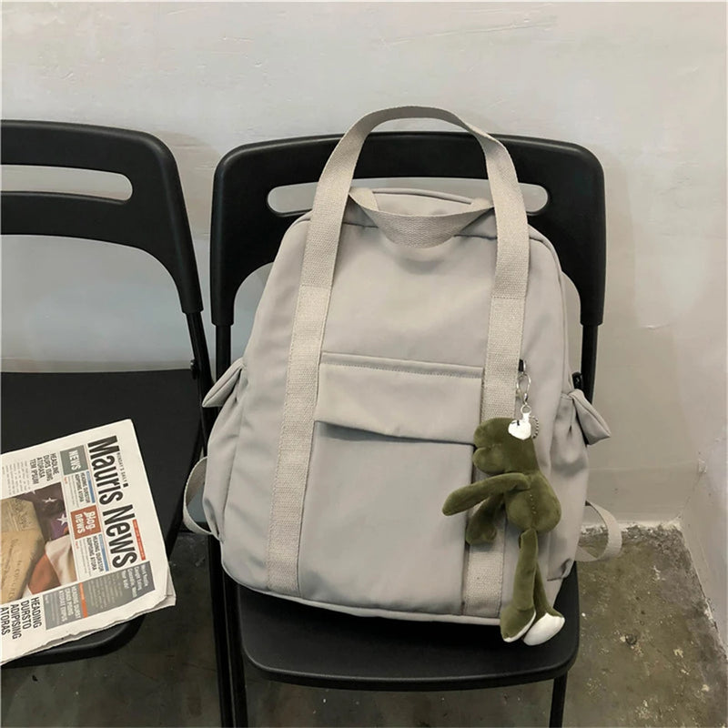 Waterproof Nylon Backpack for Teenage Girl