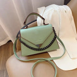 Leather Crossbody Bags For Women Chain Handbags Messenger Shoulder bags