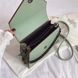 Leather Crossbody Bags For Women Chain Handbags Messenger Shoulder bags