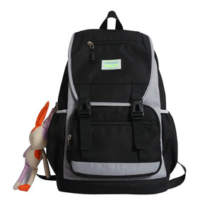 Stylish Teen Girl Book Bag College Schoolbag Large Capacity Rucksack