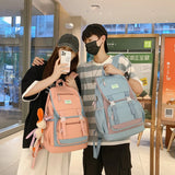 Stylish Teen Girl Book Bag College Schoolbag Large Capacity Rucksack