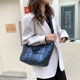 Space Cotton Nylon Shoulder Crossbody Bags for Women