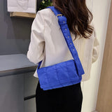 Quilted Women Shoulder Bag Cotton Crossbody Winter Purse