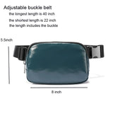 PU Leather Waist Bag For Women Men Outdoor Fanny Pack