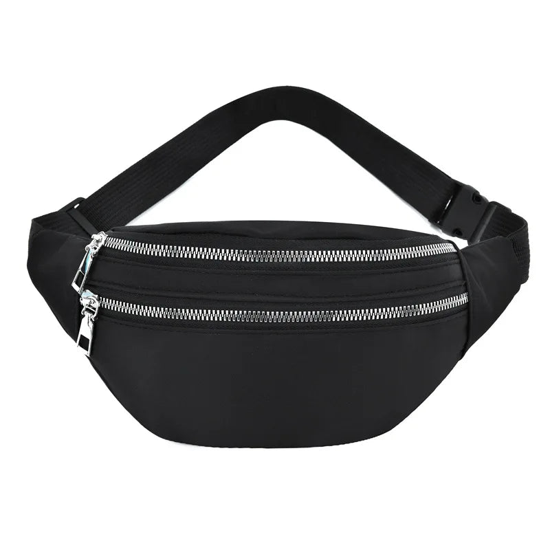 Men's Sports Waist Pack Mobile Phone Bag Waterproof Messenger Bag M