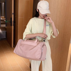 Dry Wet Separation Sports Yoga Fitness Bag Large Capacity Duffle Bag