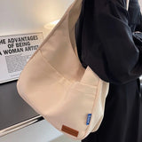 Big Shoulder Bag Space Cotton Handbag Woman Casual Tote Canvas Diagonal Bags