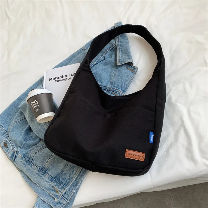 Big Shoulder Bag Space Cotton Handbag Woman Casual Tote Canvas Diagonal Bags