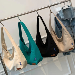 Big Shoulder Bag Space Cotton Handbag Woman Casual Tote Canvas Diagonal Bags