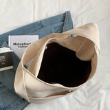 Big Shoulder Bag Space Cotton Handbag Woman Casual Tote Canvas Diagonal Bags