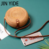 Straw Bag Handbags Women Summer Rattan Beach Circle Bohemia Handbag