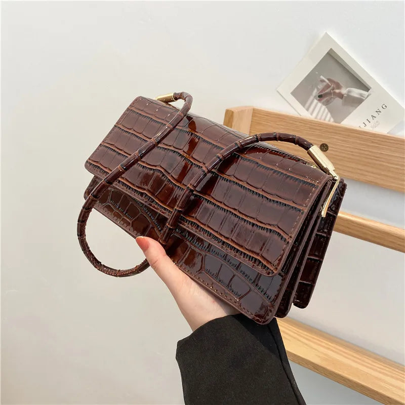 Stone Texture Candy Small Square Bag Spring Western Style