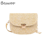 Straw Crossbody Shoulder Bag Women Small Purses Messenger Bags