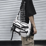 Unisex Street Shoulder Bag Multifunction Messenger Women Packbag Travel