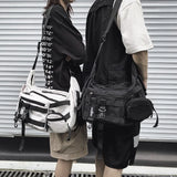 Unisex Street Shoulder Bag Multifunction Messenger Women Packbag Travel