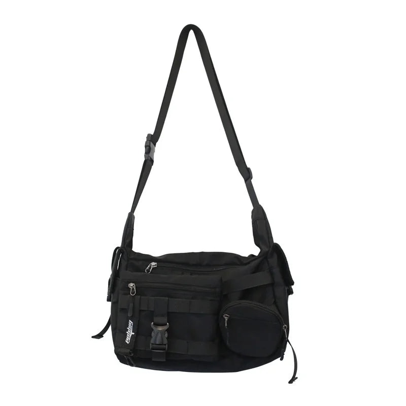 Unisex Street Shoulder Bag Multifunction Messenger Women Packbag Travel