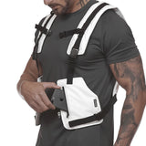Men Hip Hop Tactical Vest Chest Rig Phone Bag Streetwear Kanye Waistcoat