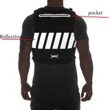 Streetwear Tactical Vest Men Hip Hop Style Chest Rig Reflective Strip Waistcoat