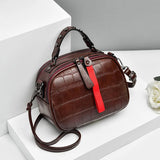 Stripe One-Shoulder Diagonal Small Square Bag Zena 21X9X15cm