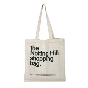 Student Canvas Shoulder Bag Ladies Letter Printing Female Handbag