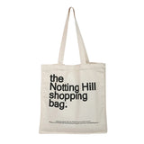 Student Canvas Shoulder Bag Ladies Letter Printing Female Handbag