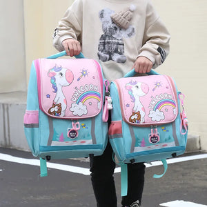 Student Large Bags Children Unicorn Dinosaur Anime Backpacks