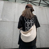 Large Capacity Casual Shoulder Bag Japanese Dumpling Bag