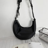 Large Capacity Casual Shoulder Bag Japanese Dumpling Bag