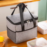 9L Portable Thermal Insulated Lunch Bag Waterproof Cooler Reusable Picnic Bag