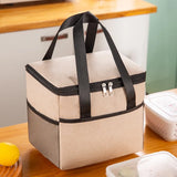 9L Portable Thermal Insulated Lunch Bag Waterproof Cooler Reusable Picnic Bag