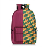 Anime Demon Slayer Print Backpack for Students Teens Men Women