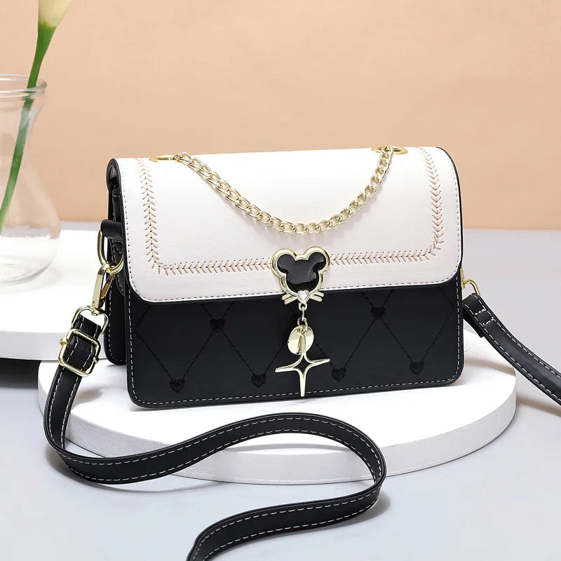 Chain Small Square Bag Women's Shoulder Diagonal Student