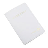 Couple Passport Cover Stamping Plane Travel Holder Wedding Gift