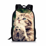 Animal Print Backpacks for Kids Boys Girls