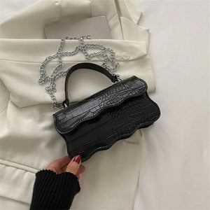 Solid Pu Leather Shoulder Bag Women's Crossbody Bags