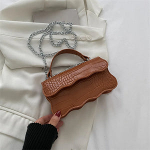 Solid Pu Leather Shoulder Bag Women's Crossbody Bags