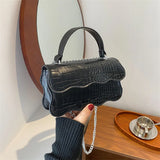 Solid Pu Leather Shoulder Bag Women's Crossbody Bags